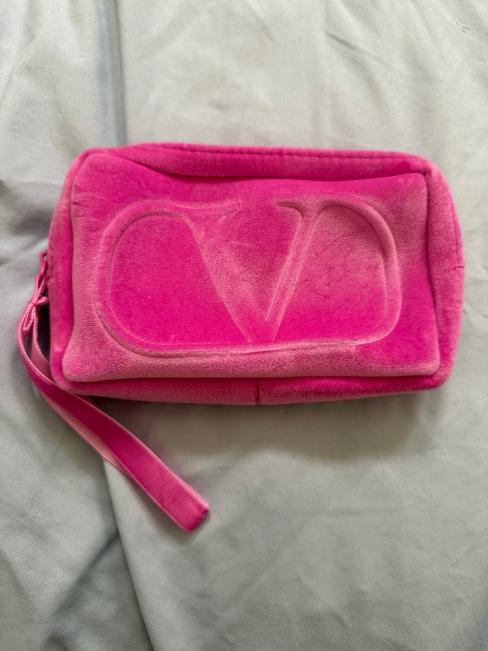 Pink Valentino wristlet